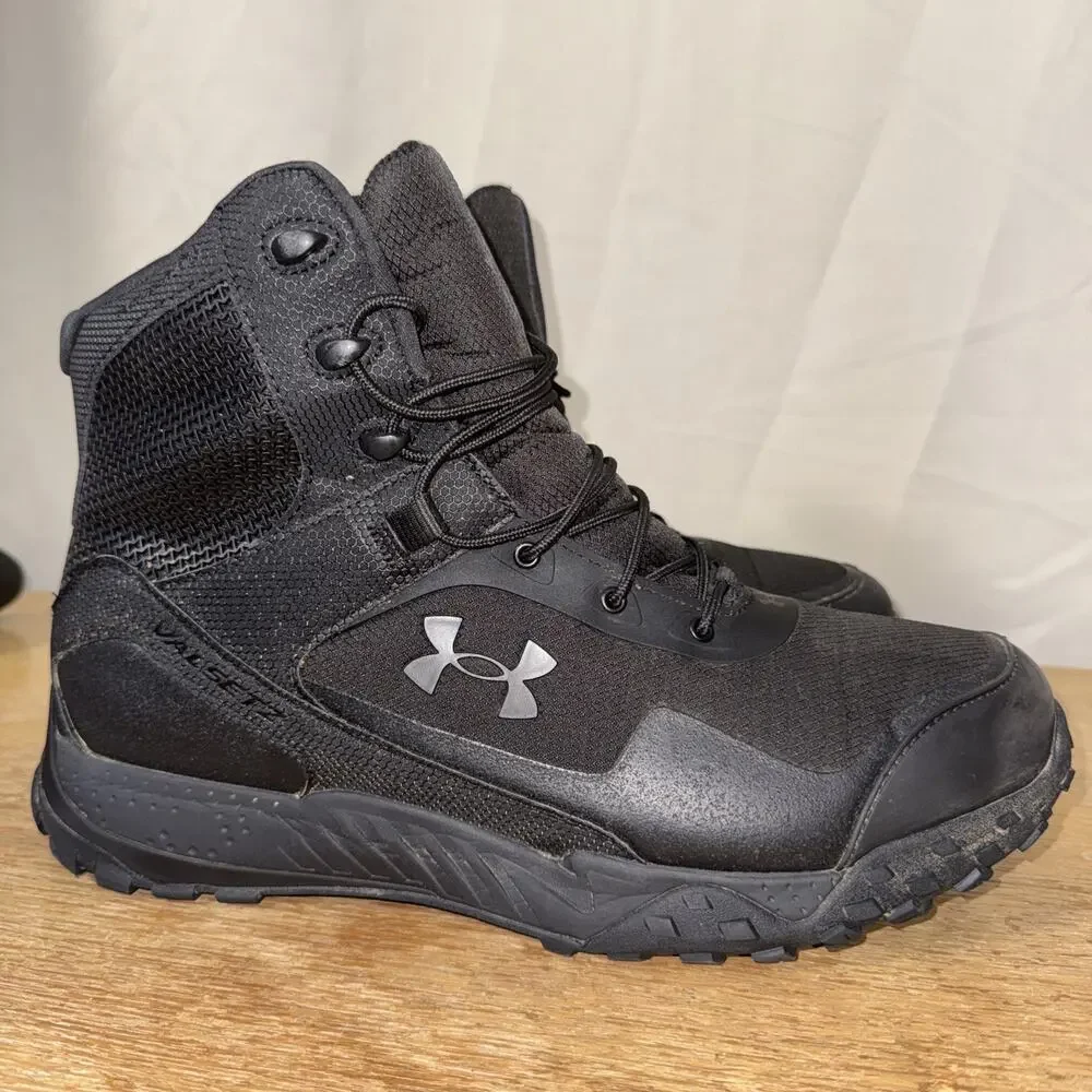 Under Armour Valsetz Tactical Boots Black Men’s 14 Combat Hiking